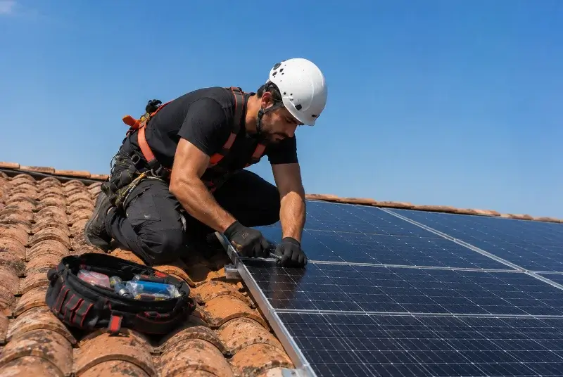 Maintenance et monitoring de panneaux solaires à Vallières-sur-Fier