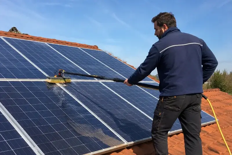 Nettoyage et entretien de panneaux solaires à Vallières-sur-Fier